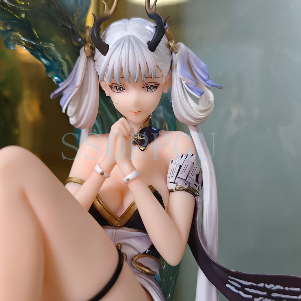 Jinhsi Wuthering Waves Dragon Girl GK 33cm Girl Toys 1/7 Chinese Anime Figures PVC Action Figure Toy
