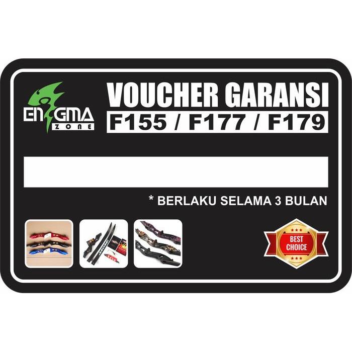 Voucher Garansi Junxing F155 / F177 / F179 - EnigmaZone