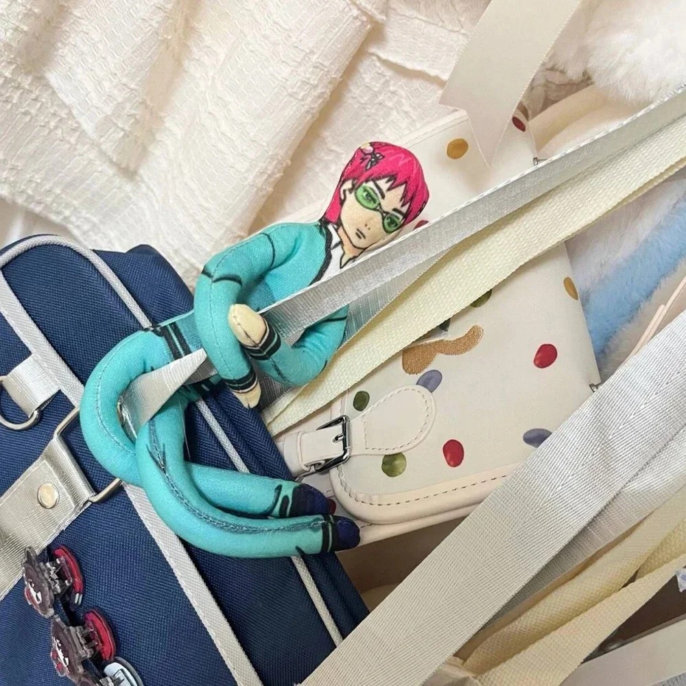 The Disastrous Life of Saiki K Saiki Kusuo Cosplay Cotton Doll Anime Twistable Shape Room Decoration
