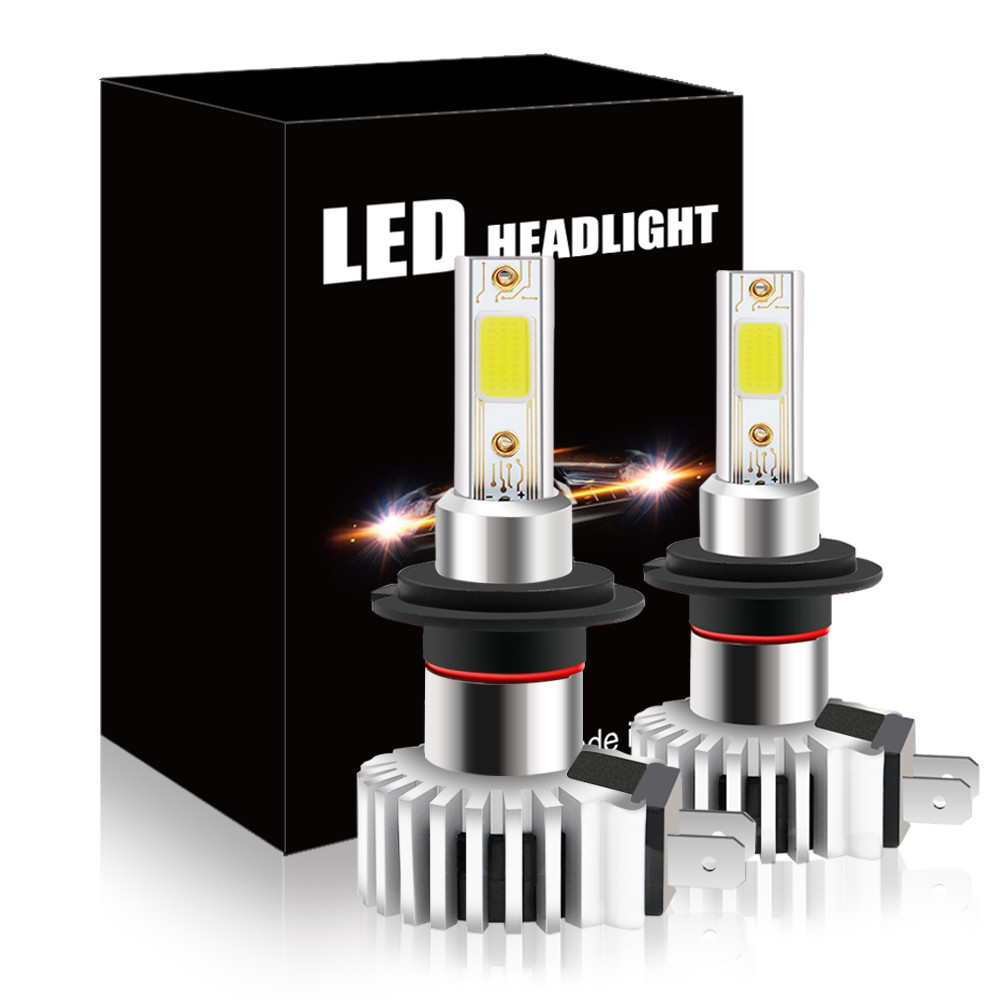 1Set Bi Beam Led H4 H7 H8 H9 H11 26000LM 100W 6500K Car LED