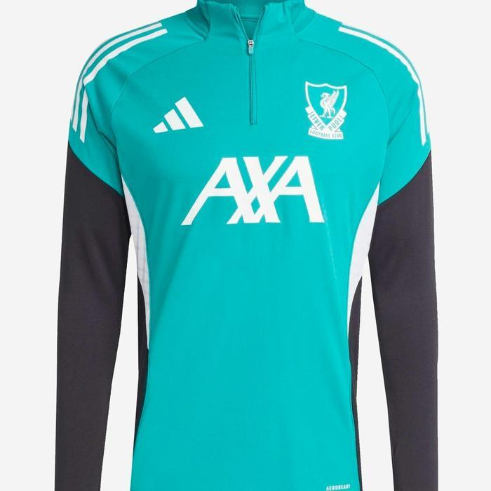 Liverpool Tiro Competition Jaket Latihan Sepak Bola Pria Lengan Panjang Warna Hijau Ukuran L 25 Comp