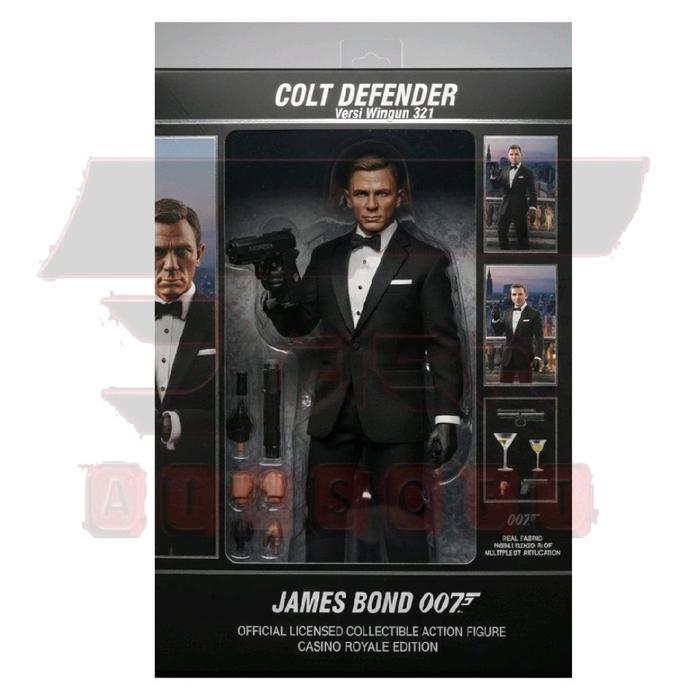 HOT SALE MAINAN ACTION FIGURE JAMES BOND EDISI 1:1 COLT DEFENDER BY. W.G 321 TERMURAH