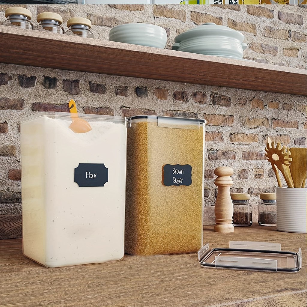 2Pcs Large food storage container 6.5L/1 Large food storage container combination, for flour, sugar,