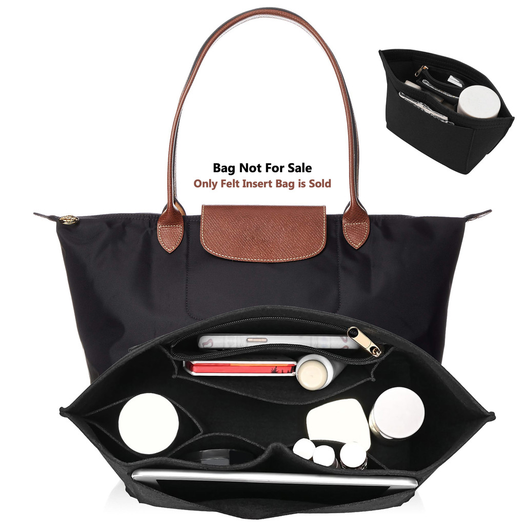 Felt Insert Bag Fits For Handbag Liner Bag Felt Cloth Makeup Bag Support Travel Portable Insert