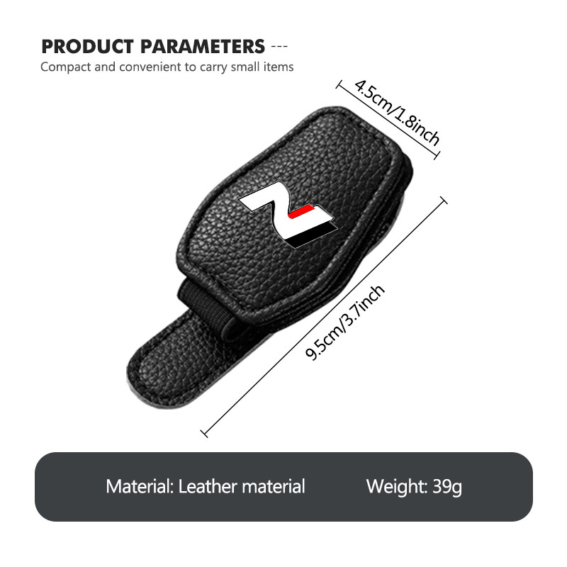Car Sun Visor Glasses Holder Visor Bracket Sunglasses Support For Hyundai N Line Tuscon NX4 I20 I30