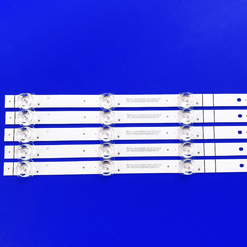 LED Strip For 55R6 55E76GQ H55B7500 H55B7500UK CRH-BT55X330301405069REV1.2 SH55D14-ZC29AG-03D