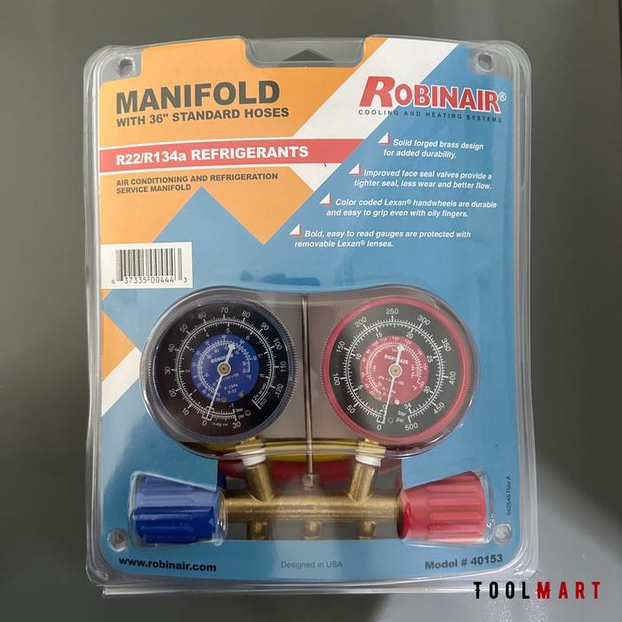 Manifold AC R22 R134A Robinair 40153