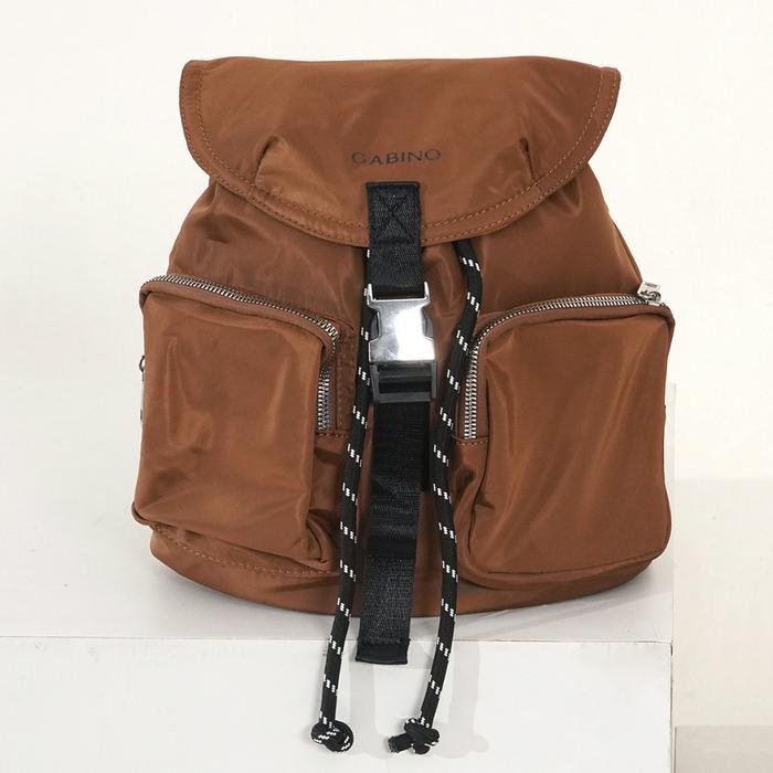 Gabino Wanita Ransel Tas Ransel Wanita Backpack Casual dengan Kompartemen Luas - Model Megan - Cokel