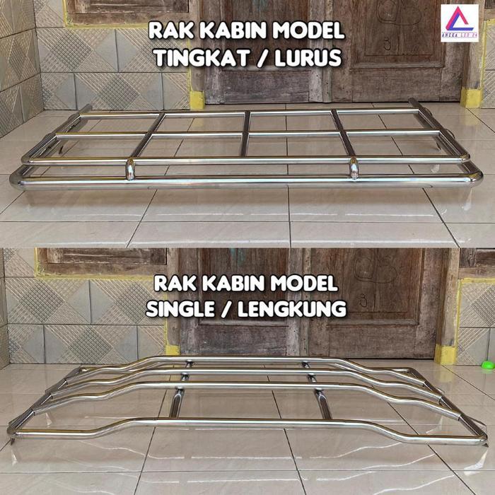 TERLARIS Rak Kabin Stainless L300 & Traga Rak Kabin Stenlis Rak Kabin Stainlis Kendaraan Mobil Car