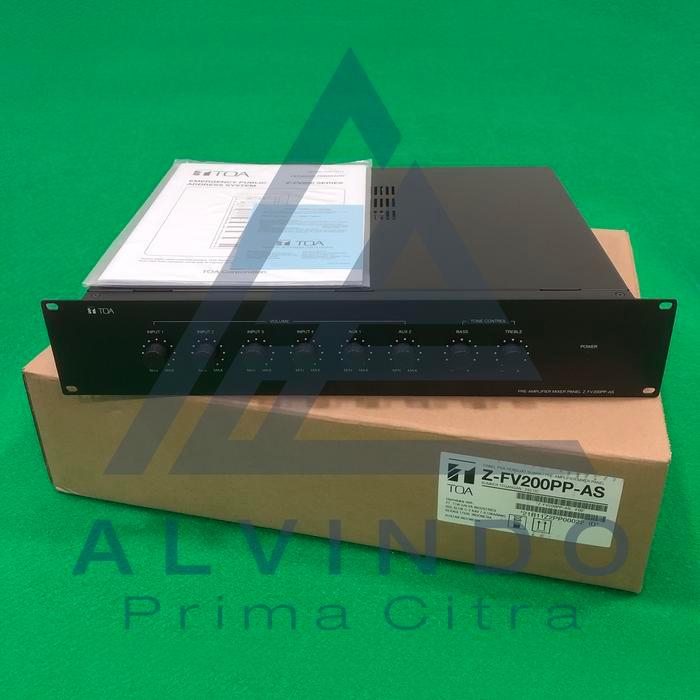 Promo Toa Z-Fv200Pp-As (Pre-Amplifier Mixer Panel / Z Fv 200 Pp As)