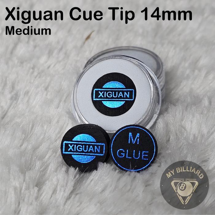 Cue Tip xiguan Crystal diamond Onyx master cue tip 14mm Pool billiard stick xi guan original import