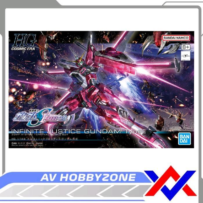 HOT SALE HG GUNDAM INFINITE JUSTICE GUNDAM TYPE II (1/144) BANDAI TERMURAH