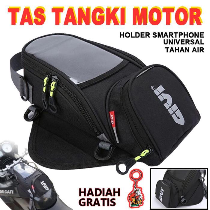 UniversalTankbag Tas Tangki Motor Stang Dashbag Selempang Tempat HP Sport Adaptor by GIVI