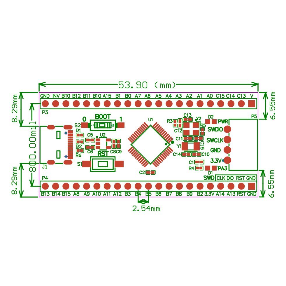 STM32F303 CCT6 CORE BOARD STM32F303 MINIMUM SYSTEM CORTEX-M4 DEVELOPMENT BOARD