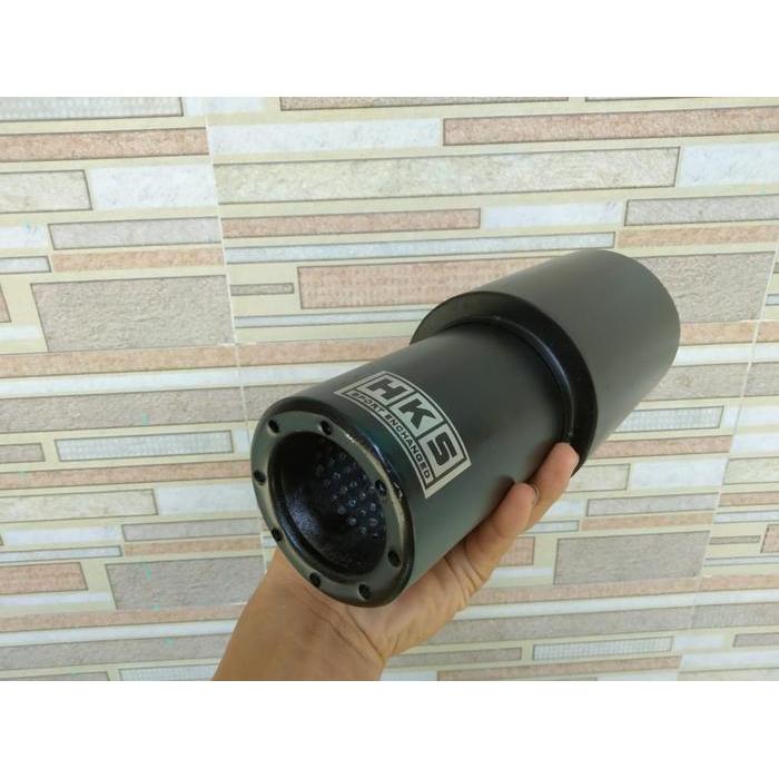 ASESORIS MOBIL KNALPOT HKS GRONEL MINI DOP SUARA BAS GAHAR UNTUK MOBIL METICK, MANUAL BAHAN BAKAR