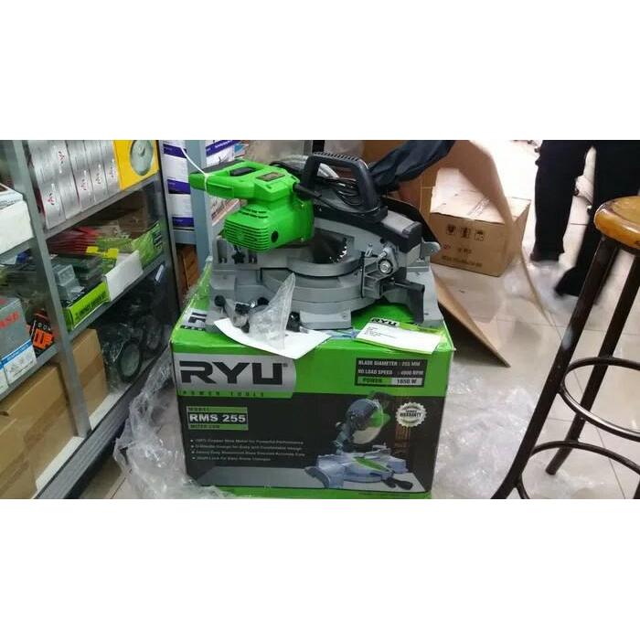Mitersaw mesin potong alumunium Tekiro Ryu 10 inch Miter Saw