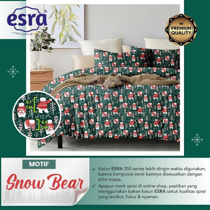 Sprei Sprai Natal Christmas Motif Anak Dan Dewasa katun Semua Ukuran