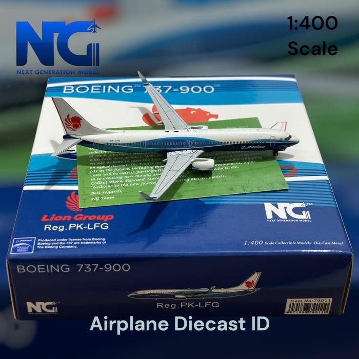 Lion Air Boeing B737-900Er Pk-Lfg 1:400 Scale Ng Models 737-900Er