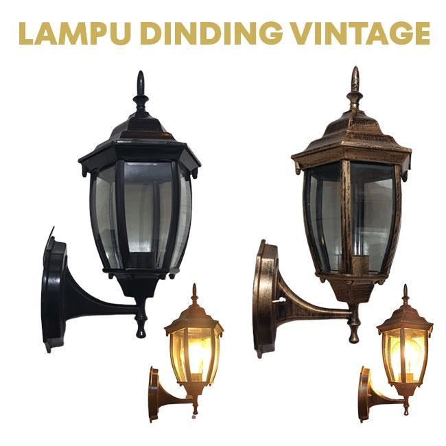 Promo Cod Lampu Dinding Outdoor Model Klasik Vintage Free Ongkir Terlaris