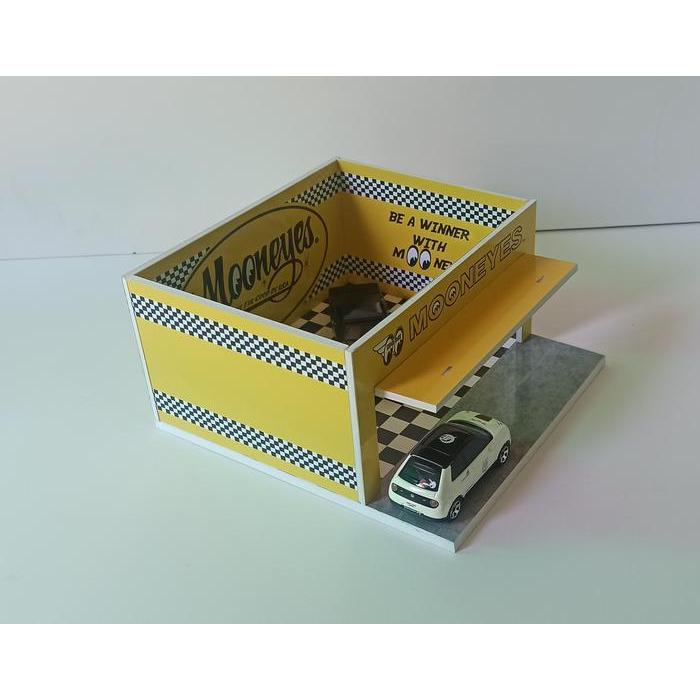BISA COD DIORAMA GARASI Diecast 1/64 MOONEYES HOTWHEELS MATCHBOX TOMICA