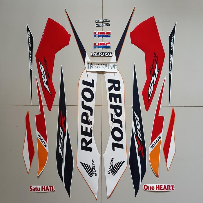 striping stiker Sonic RS Repsol