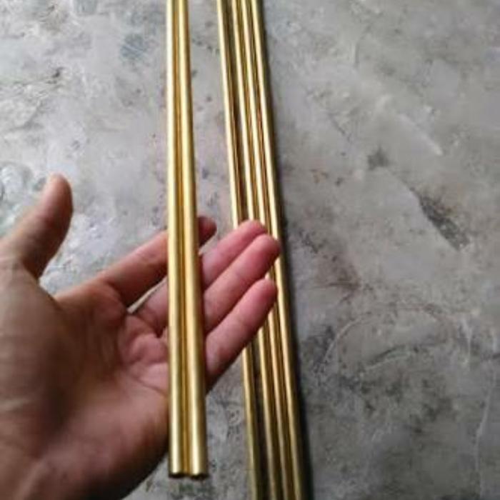 pipa kuningan 9mm id 4.4mm x 800mm