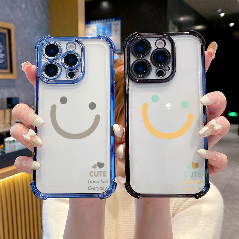 Casing Hp untuk Xiaomi Redmi Note 7 Note 7s Note 7 Pro Case Casing Garis kematian senyum tas emoji p