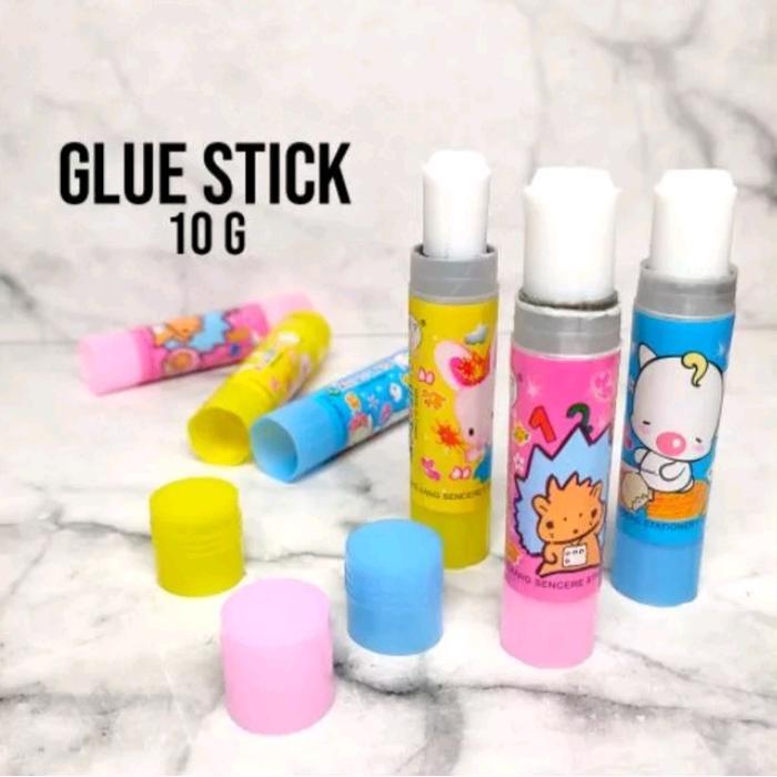 24 Pcs Lem Glue Stick Fancy 10 Gram, Lem Rokok Linting, Glue Stick Non Tonix. Terlaris