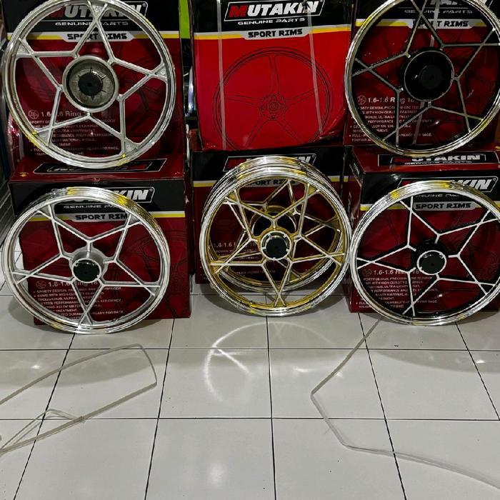 Terbatas Velg mutakin bintang ring 18 bisa buat Rxking Rx king thunder rgr