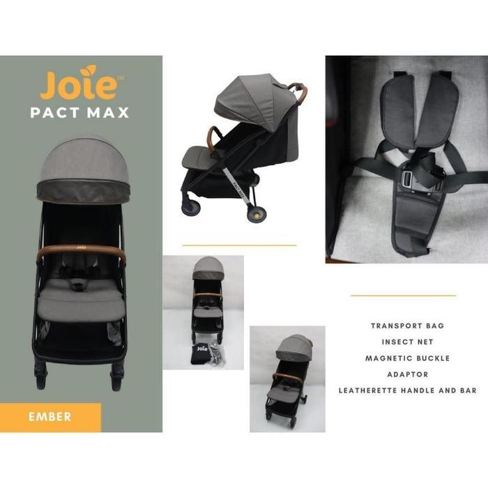 Stroller Joie Pact Max With Insect Net , Transport Bag , Adaptor/ Joie Stroller Pact Max/ Kereta