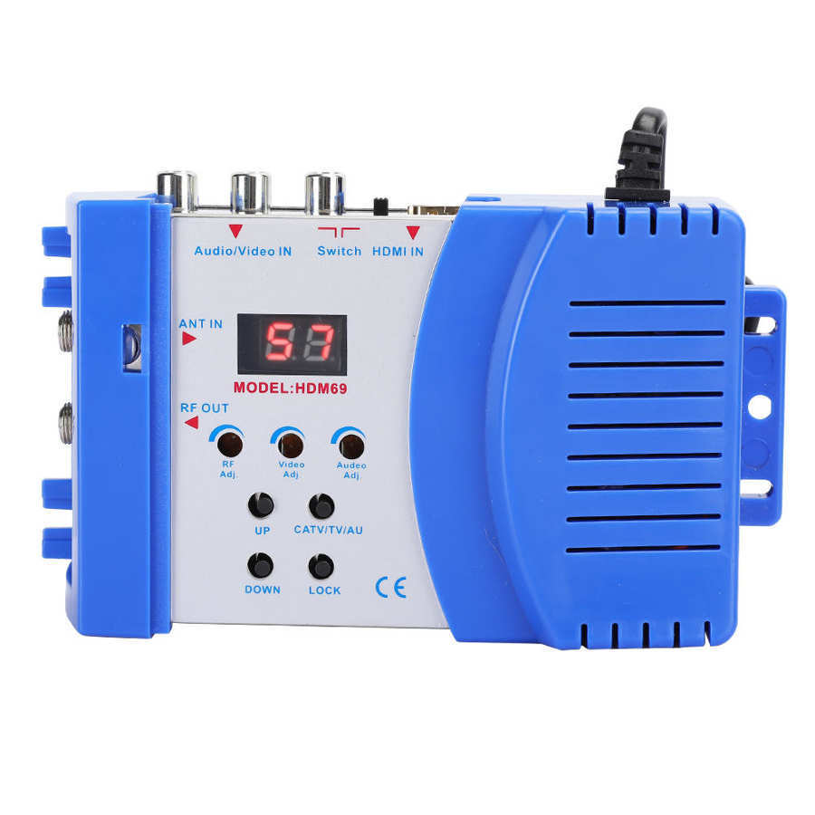 SDR HDM69 HD-MI Modulator Digital RF compatible Modulator AV to RF Converter VHF UHF PAL Standard