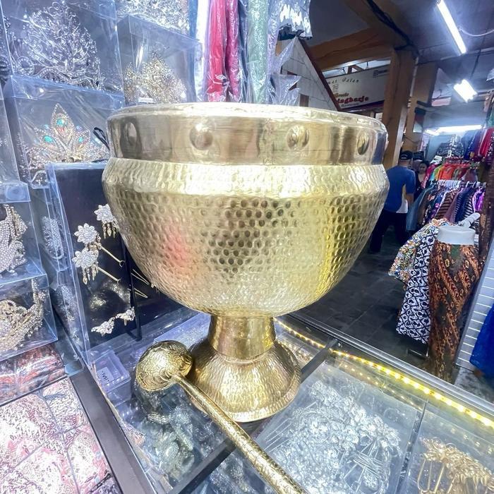 Bokor Siraman Pengantin Kuningan, Alat Mandi Siram Tradisional - Kuningan