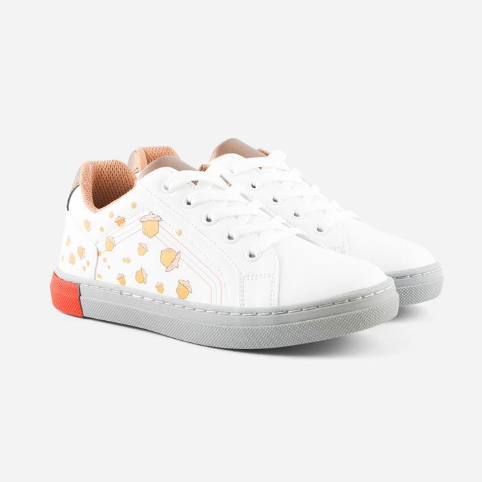 Jackson Kids Slay Sepatu Sneakers Anak Tali Warna Putih Ukuran 36 Edisi Khusus - Putih, 36 Sepatu Sn