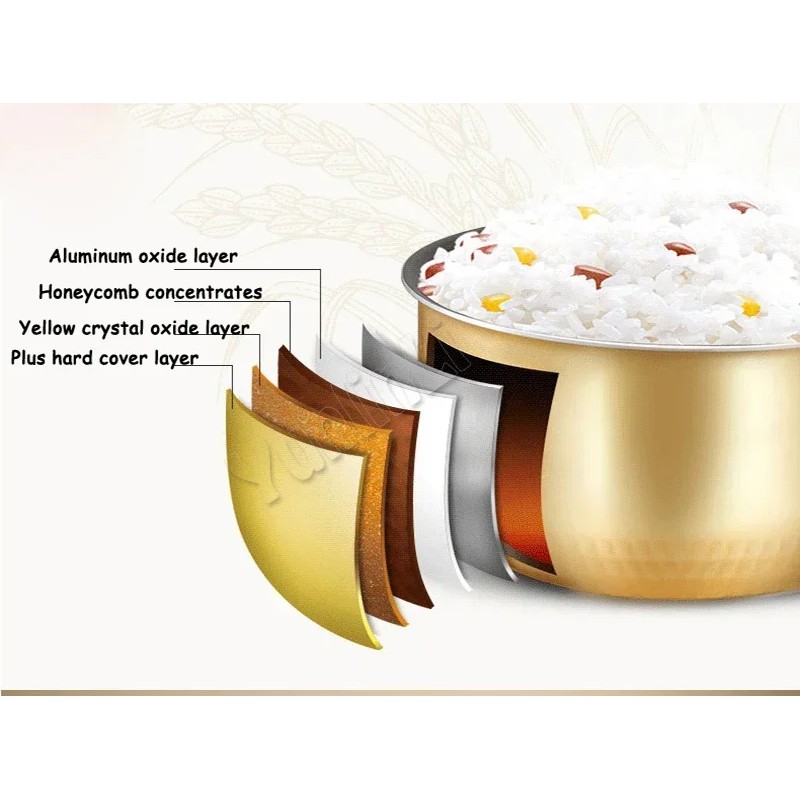 5L Household Intelligent Rice Cooker Electric Rice Cooker Multifunctional Food Cooker Rice Steamer