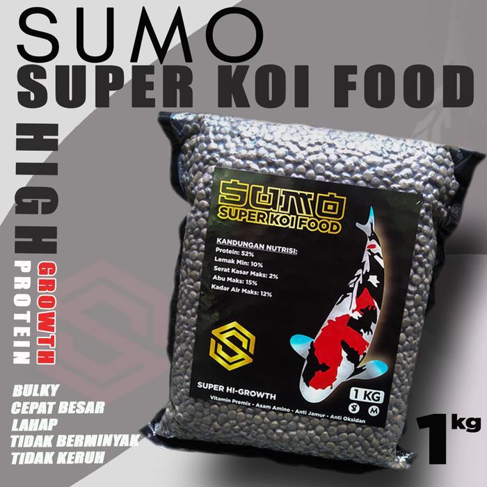pakan pelet ikan koi SUMO 1KG-M