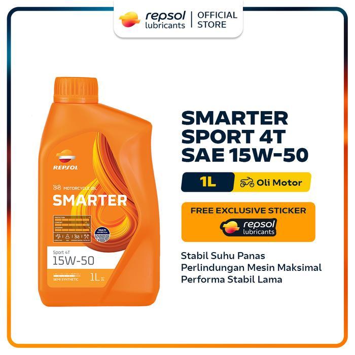 OLI MOTOR REPSOL SMARTER SPORT 4T SAE 15W-50 (1 L)
