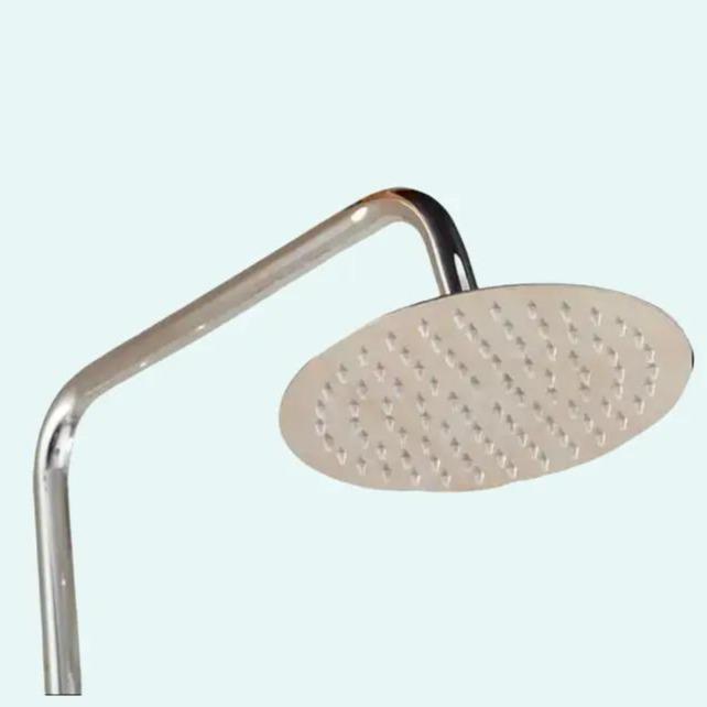 PALOMA - Kepala Shower Mandi Air Deras Stainless Steel Tahan Karat Korosi Rain Shower Head Bulat