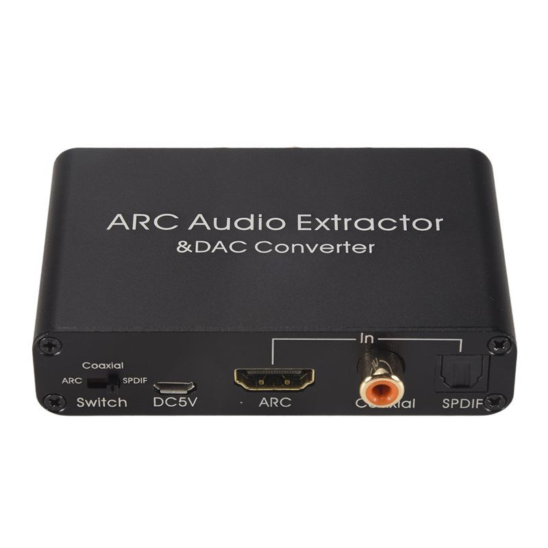 A97I-Audio Extractor 192Khz DAC Converter ARC Audio Extractor Support Digital -Compatible Audio To