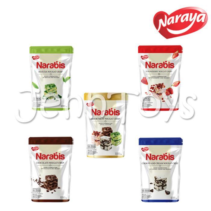 Naraya Narabis Nougat Crispy Snowflake Nougat Crisp Terlaris
