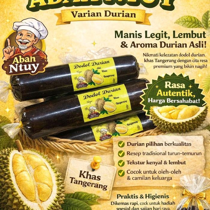 dodol durian khas tangerang 1kg