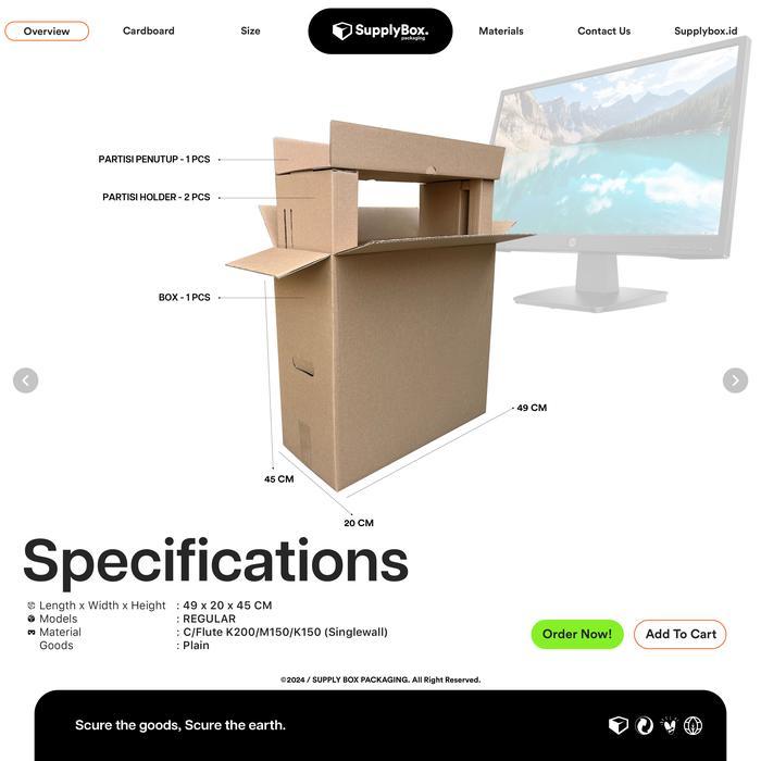 DUS BOX MONITOR 49 x 20 x 45 CM Dus Monitor Box Monitor 19 Inch