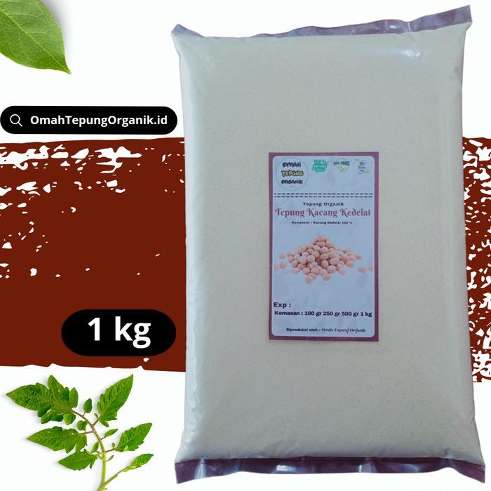 Tepung Kacang Kedelai Putih 1 KG/Tepung MPASI/Kedelai bubuk 1 KG