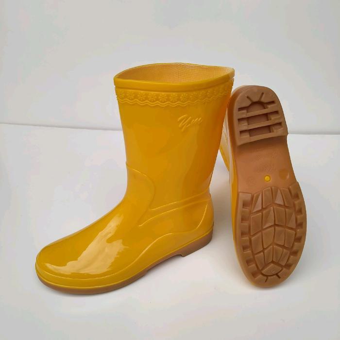 Sepatu Boots Karet Pendek Wanita Tahan Air Yumeida YM-2 Shoes