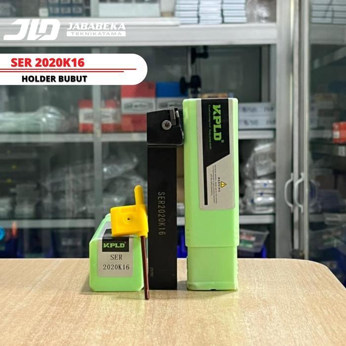 Ser 2020-16 Holder Ulir Gagang Bubut Drat Ulir Luar Insert Er 16 Pisau Bubut Ulir Luar