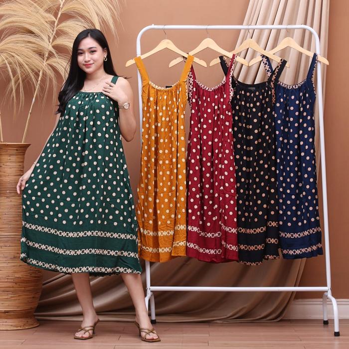 TERLENGKAP Amara - Daster Yukensi Jumbo Ld 130-140 Kekinian Tanpa Lengan Rayon Premium Baju Tidur