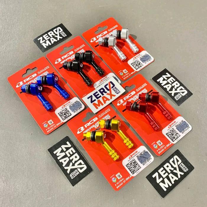 AIR VALVE STEMS PENTIL BAN TUBELESS MOTOR RCB RACING BOY TANK V2 8MM ORIGINAL BEST QUALITY