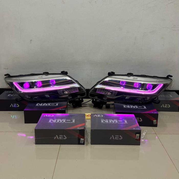 HEADLAMP ALL NEW RUSH ALL NEW TERIOS PNP TINGGAL PASANG BILED PROJECTOR MATRIX AES NM1 VINYX X1 ICC 