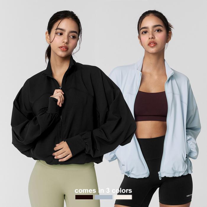 XEXYMIX All-Easy Oversized Zip-Up Jaket Olahraga Wanita - XWFJK01J3