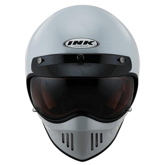 "New" Helm INK TROOPER Solid Full Face Retro Klasik Original