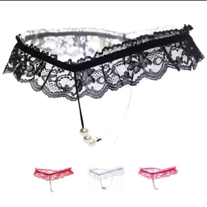 Celana dalam wanita mutiara 012/g string